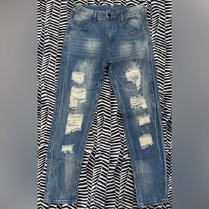 Men’s Distressed Jeans - Size 30x31